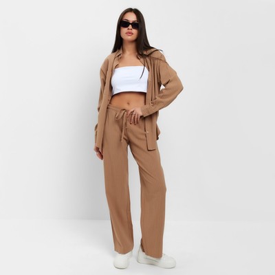 Костюм женский (рубашка и брюки) MIST р. 48-50, охра