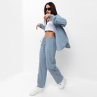 Костюм женский (рубашка и брюки) MIST р. 44-46, голубой - Фото 4