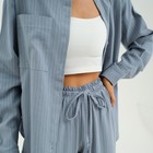 Костюм женский (рубашка и брюки) MIST р. 48-50, голубой - Фото 8