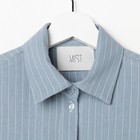 Костюм женский (рубашка и брюки) MIST р. 48-50, голубой - Фото 10
