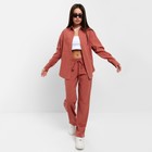 Костюм женский (рубашка и брюки) MIST р. 44-46, коралловый - Фото 5