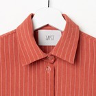 Костюм женский (рубашка и брюки) MIST р. 44-46, коралловый - Фото 7