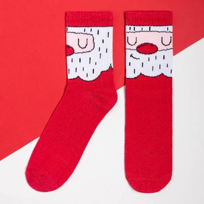 Носки новогодние женские KAFTAN «Санта» размер 36-40 (23-25 см)