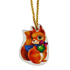 Ёлочная игрушка - подвеска деревянная «Новый год! Бёлочка» - фото 24649956