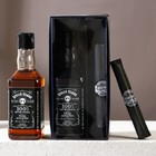 Подарочный набор мужской «Крутой мужик»: гель для душа во флаконе виски, аромат древесный с пряными нотами, 250 мл; мыло в форме сигары - Фото 1