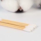 Ватные палочки, пакет 200 шт., бамбук - Фото 4