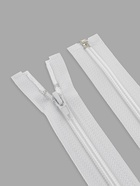 Молния «Спираль», №7, разъёмная, замок автомат, 80 см, белая - Фото 2