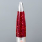 Светильник «Ракета» 1×30 Вт Е14-R39 (блестки) серебро 8×8×34 см - Фото 4