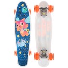 Пенниборд ONLITOP, 55×14 см, колёса световые PU 60×45 мм, ABEC 7, алюминиевая рама - Фото 2