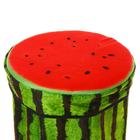 Детская корзина для игрушек «Фрукты, ягоды», пуфик, 31х31х29 см, МИКС - фото 21320267