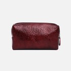 Косметичка на молнии TEXTURA, цвет бордовый 5487338 - фото 16914001
