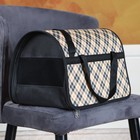 Сумка - переноска для животных с принтом, 40×25×26, цвет МИКС - Фото 11