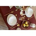 Скатерть "Этель" Lines 150*220 +/-3см, цв.шоколад, пл. 192 г/м2, хл с ВГМО - фото 27132854