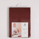 Скатерть "Этель" Lines 150*220 +/-3см, цв.шоколад, пл. 192 г/м2, хл с ВГМО - фото 27132848