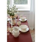 Скатерть "Этель" Lines 150*220 +/-3см, цв.шоколад, пл. 192 г/м2, хл с ВГМО - фото 27132851