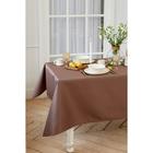 Скатерть Этель Elegance, 150×180 +/-3 см, цвет кофейный, пл. 192 г/м², хл с ВГМО - Фото 5