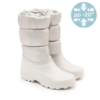 Сноубутсы зимние женские, цвет жемчужный, размер 40-41
