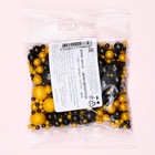 Кондитерская посыпка с мягким центром «Жемчуг» черно-золотая, 50 г - Фото 4