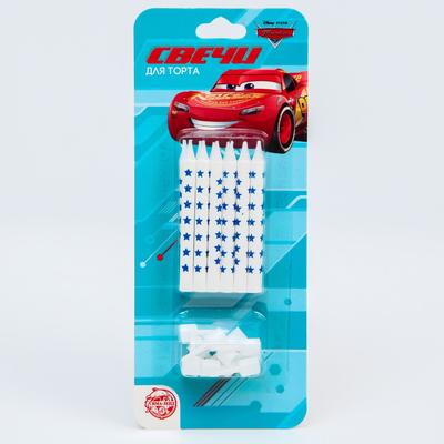 Свечи для торта, 12 шт., Тачки