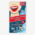Отбеливающие полоски для зубов Global White Teeth Whitening Strips, 14 саше, 7 пар - Фото 6