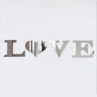 Декор настенный "LOVE", из акрила, зеркальный, буква 8 х 10 см - фото 1319045