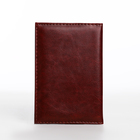 Обложка для паспорта, коричневая - Фото 2