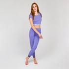 Футболка женская, цвет сиреневый, размер 44 - Фото 3