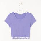 Футболка женская, цвет сиреневый, размер 44 - Фото 6