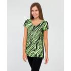 Костюм (комплект) женский (футболка, леггинсы), цвет салатовый, размер 42 - Фото 1