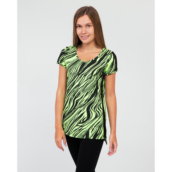 Костюм (комплект) женский (футболка, леггинсы), цвет салатовый, размер 42 - Фото 1