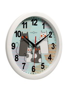 Часы настенные, d-28 см, детские, "Кошки", бесшумные 5984225 - фото 319771216