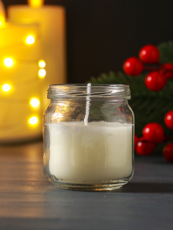 Ароматическая свеча в банке «Капучино», 6.4×6 см - Фото 1