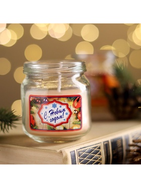 Ароматическая свеча в банке «Французская ваниль», 6.4?6 см (комплект 3 шт)