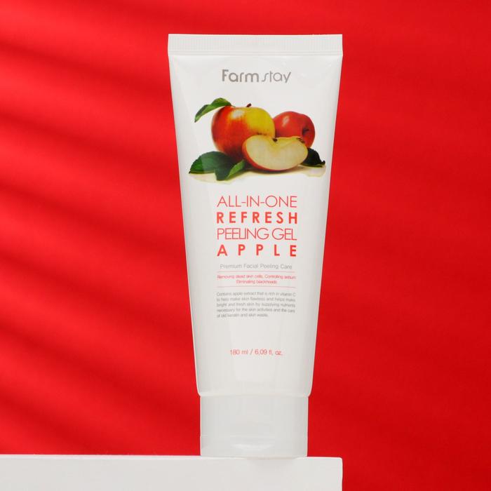 Осветляющий пилинг-гель FarmStay с экстрактом яблока, 180 мл 23469