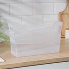 Контейнер для хранения Tule, 7 л, 33.8×13×20.1 см, цвет прозрачный - Фото 2