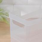 Контейнер для хранения Tule, 7 л, 33.8×13×20.1 см, цвет прозрачный - Фото 3