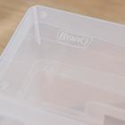 Контейнер для хранения Tule, 7 л, 33.8×13×20.1 см, цвет прозрачный - Фото 4