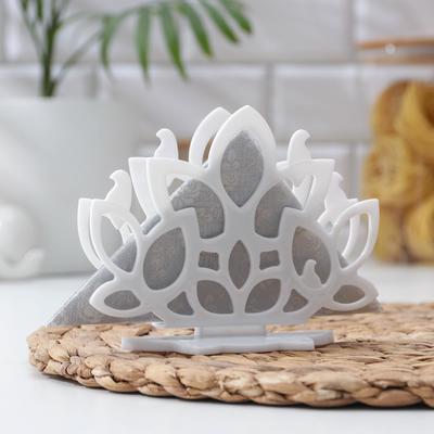 Салфетница Verona, 13.9×5.8×10.5 см, цвет белый