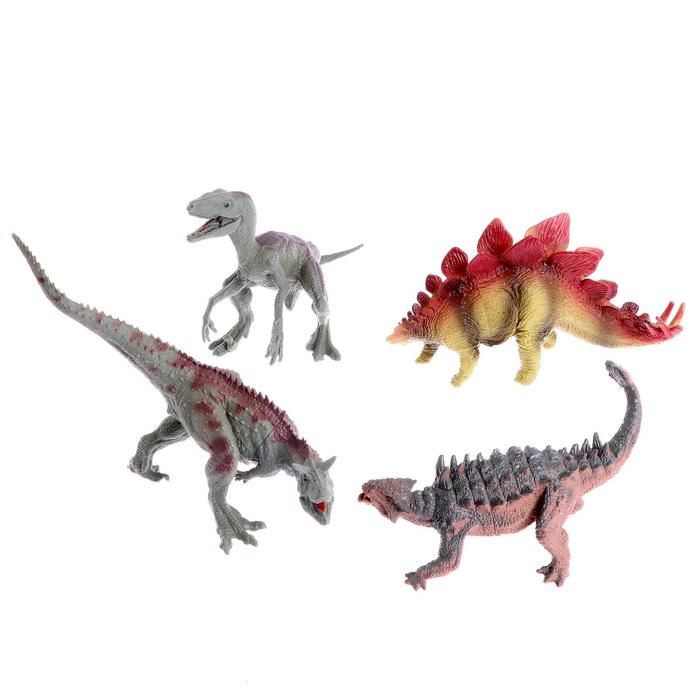 Набор динозавров «Юрский период», 4 фигурки - Фото 1