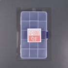 Органайзер для мелочей, с подвесом, 17.5×10×2 см, прозрачный - Фото 6