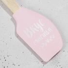 Набор лопатка и кисть из силикона 31 см х 12,5 см х 2 см  «Роза» - фото 42240226