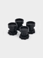 Набор подставок антивибрационных, для стиральной машины, раздвижные, 4 шт., 6.5×7-10 см, d=4.7 см - Фото 1