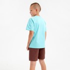 Футболка детская MINAKU:Basic line kids цвет голубой, рост 110 - Фото 6