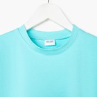Футболка детская MINAKU:Basic line kids цвет голубой, рост 152 - Фото 8