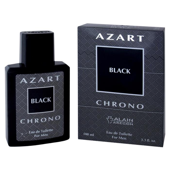 Туалетная вода мужская AZART CHRONO BLACK, 100 мл - Фото 1