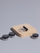 Баночки для хранения, 5 мл, набор 4 шт., чёрные, прозрачные - Фото 2