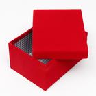 Набор коробок 3в1 "Бархат Красный" 26х19,5х14,5 см - Фото 3