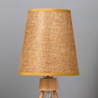 Лампа настольная RISALUX 16600/1CF, E27, 40 Вт, кофейная, 16×16×36.5 см - Фото 5