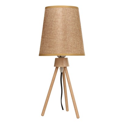 Настольная лампа 16600/1CF E27 40 Вт кофе 16×16×36.5 см RISALUX
