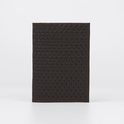 Обложка для паспорта, цвет коричневый